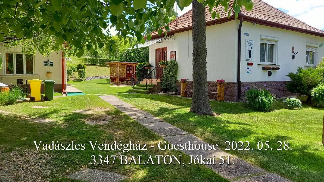 Vadaszles Vendeghaz Bukkszentmarton 外观 照片